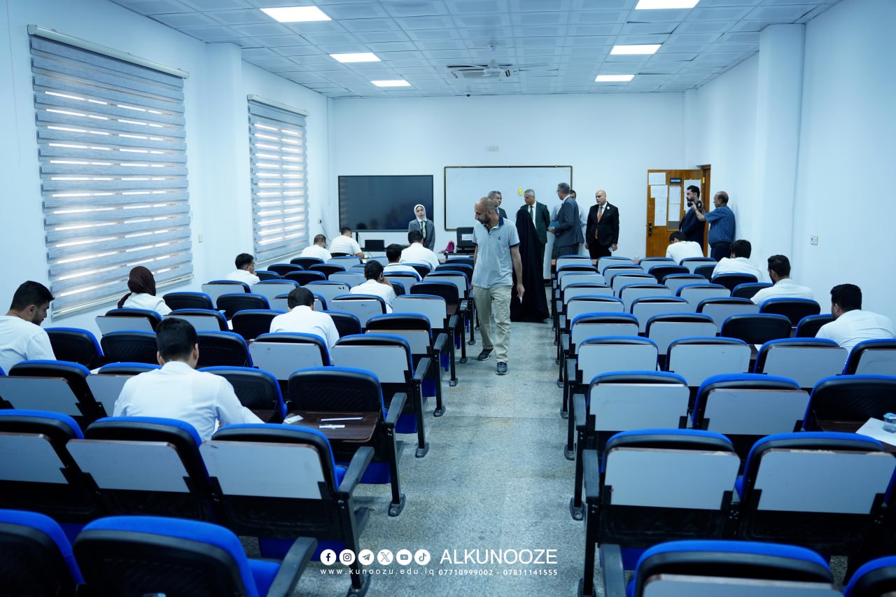 زيارة رئيس الجامعة التقنية الجنوبية السيد الأستاذ الدكتور عدنان عبد الله عتيق التميمي الى جامعة الكنوز