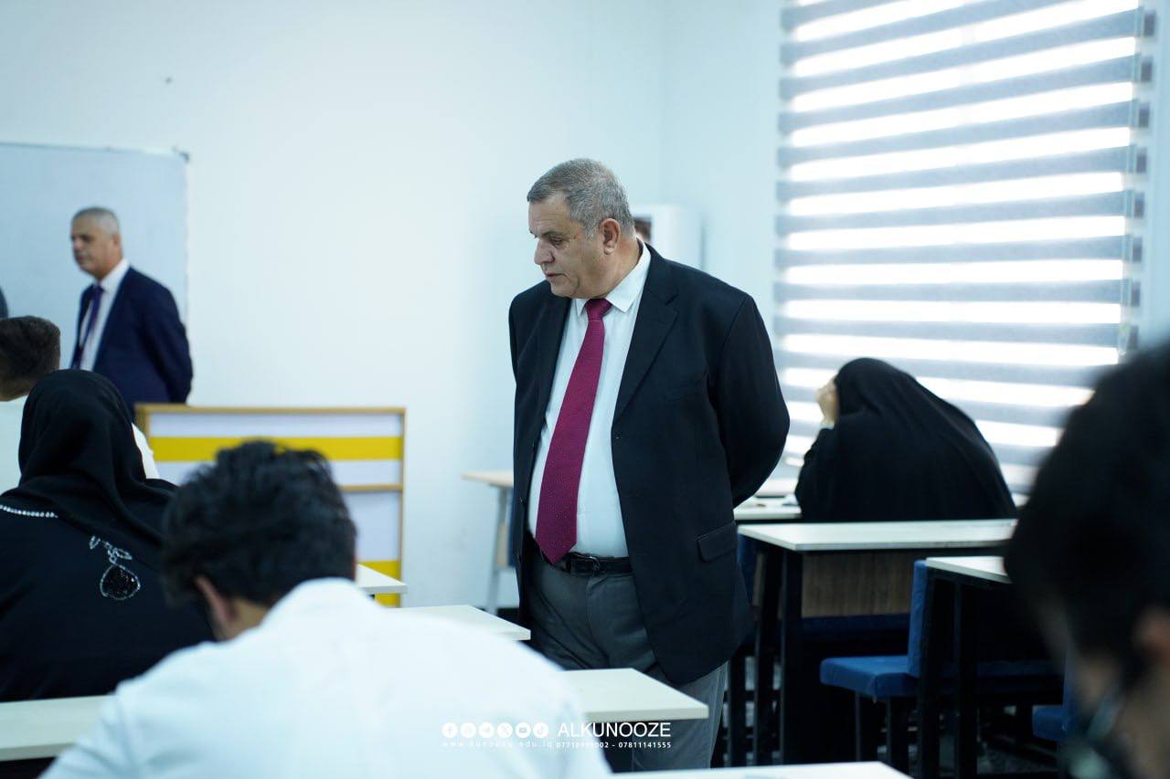أجواء رصينة وانضباط عالٍ في الامتحانات الوزارية داخل جامعة الكنوز