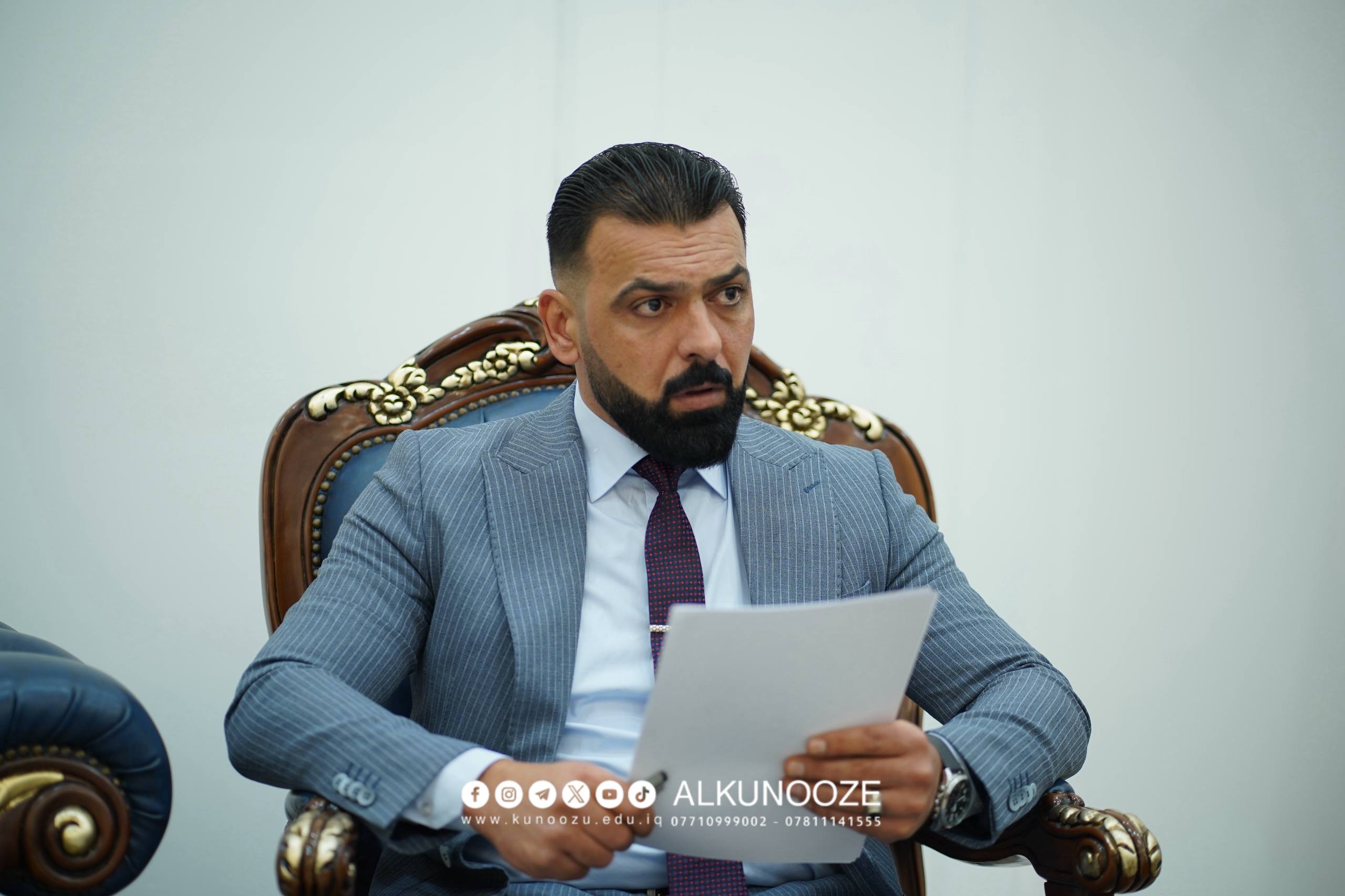رئاسة جامعة الكنوز تستكمل التحضيرات النهائية للمؤتمر العلمي الأول للتنمية المستدامة